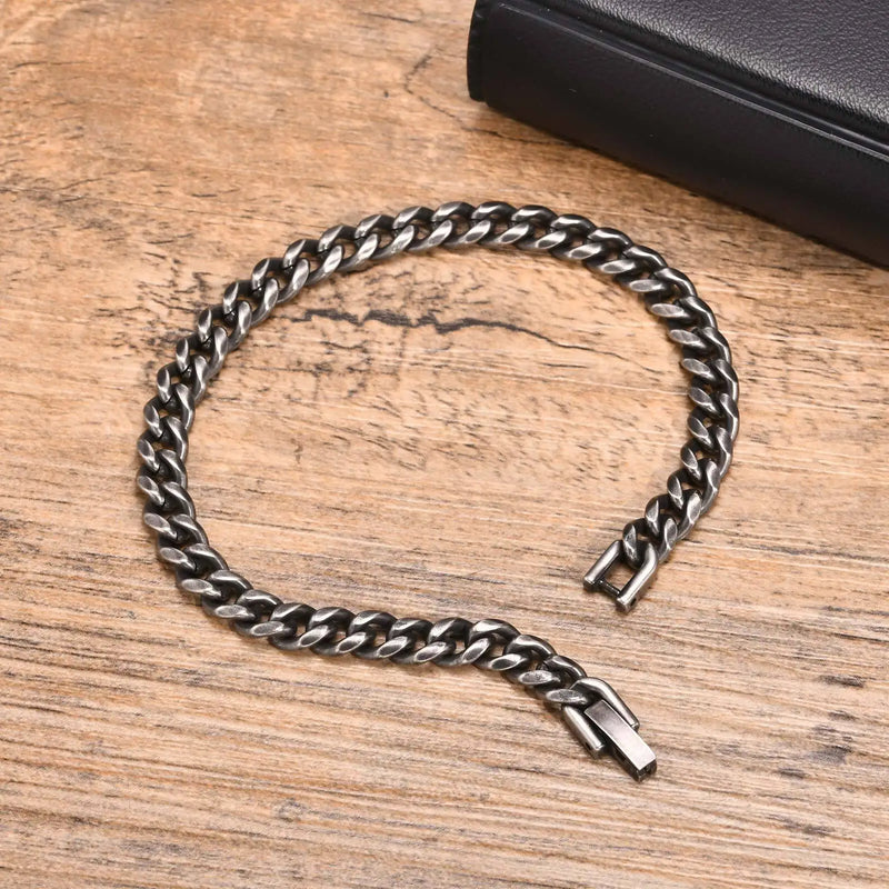 Pulseira Masculina de Aço Inoxidável